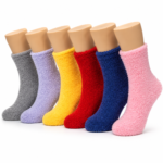 Women’s Cozy Fuzzy Socks – Solid Colors - Image 5