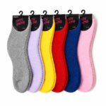Women’s Cozy Fuzzy Socks – Solid Colors - Image 4