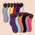 Women’s Cozy Fuzzy Socks – Solid Colors