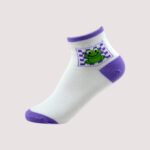 Children’s Frog Ankle Socks – 6 Assorted Colors – 1 Dozen (12 Pairs) - Image 3