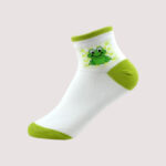 Children’s Frog Ankle Socks – 6 Assorted Colors – 1 Dozen (12 Pairs) - Image 2