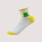 Children’s Frog Ankle Socks – 6 Assorted Colors – 1 Dozen (12 Pairs) - Image 5