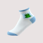 Children’s Frog Ankle Socks – 6 Assorted Colors – 1 Dozen (12 Pairs) - Image 6
