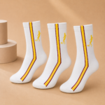 Unisex & Children’s Colorful Geometric Crew Socks – 1 Dozen (12 Pairs) - Image 8