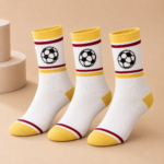 Unisex & Children’s Colorful Geometric Crew Socks – 1 Dozen (12 Pairs) - Image 6