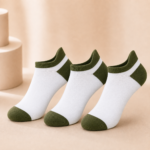 Unisex & Children’s Colorful Geometric Ankle Socks – 1 Dozen (12 Pairs) - Image 2
