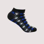 Children Skull & Argyle Ankle Socks – 3 Assorted Colors – 1 Dozen (12 Pairs) - Image 3
