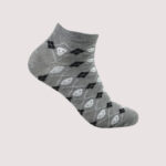Children Skull & Argyle Ankle Socks – 3 Assorted Colors – 1 Dozen (12 Pairs) - Image 4