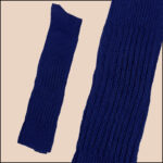 Heavy Slouch Socks- Blue – Extra Long Scrunch Style – 1 Dozen (12 Pairs) - Image 2