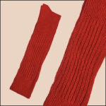 Heavy Slouch Socks- Red – Extra Long Scrunch Style – 1 Dozen (12 Pairs) - Image 2