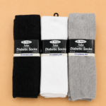 Dr. King's Tube Diabetic Socks – Non-Binding Band-Free Design –Black – 1 Dozen (12 Pairs) - Image 4