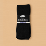 Dr. King's Tube Diabetic Socks – Non-Binding Band-Free Design –Black – 1 Dozen (12 Pairs) - Image 5