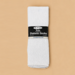 Dr. King's Tube Diabetic Socks – Non-Binding Band-Free Design – White – 1 Dozen (12 Pairs) - Image 7